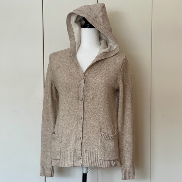 Woolrich cozy oatmeal sherpa cardigan hoodie - Picture 3 of 6